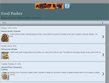 Tablet Screenshot of food-pusher.com
